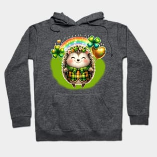 Get this funny St. Patrick's Day Messy Hedgehog T-Shirt for St. Patrick's Day or as an Irish birthday party favor! Wear this lucky Ireland vintage graphic costume for women, ladies, girls and men on St. Paddy's Day Hoodie